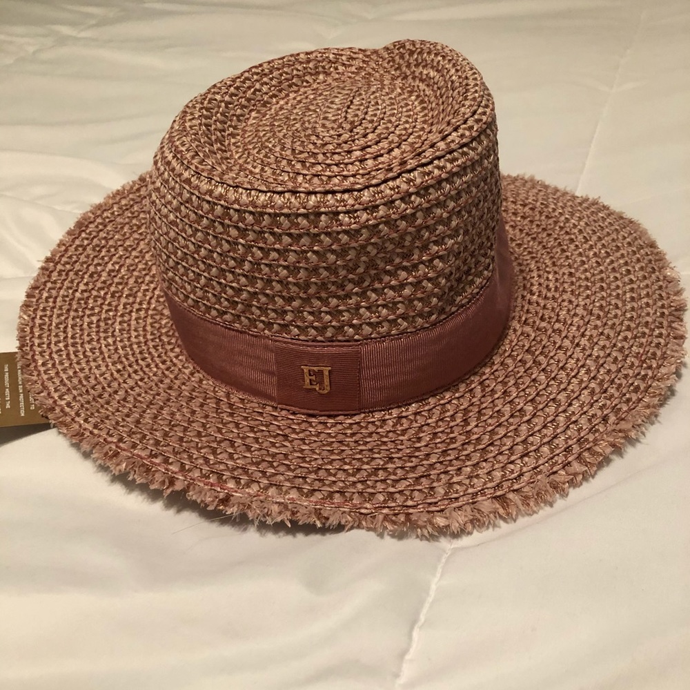Eric Javits Look Again Packable Fedora - Pink